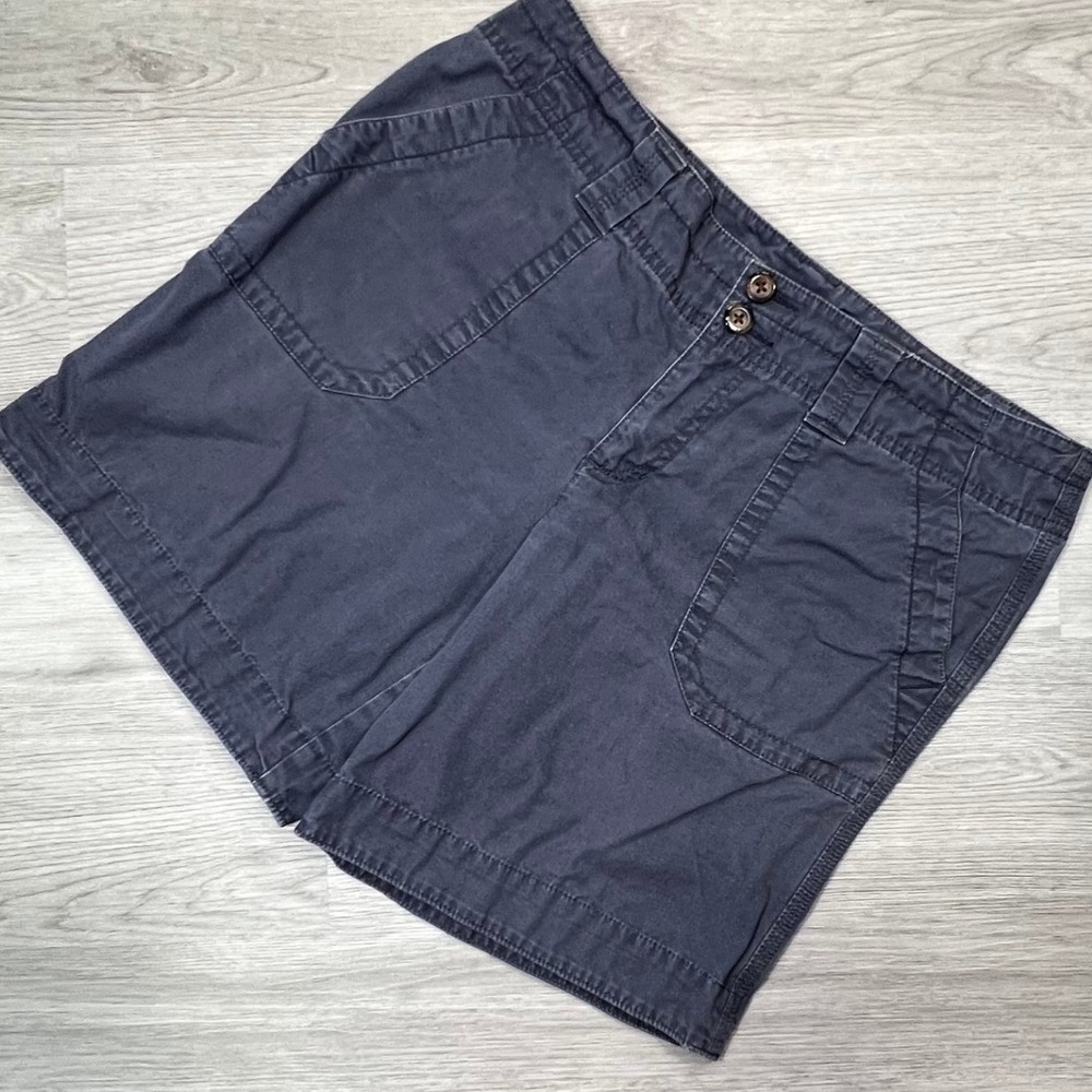 Eddie‎ Bauer Womens Ripstop Cargo Shorts Size 10 Utility Pockets Casual Blue